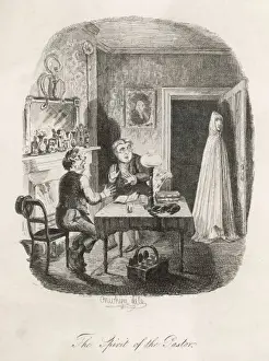 Ghostly Apparition Art Prints: Traditional Ghost