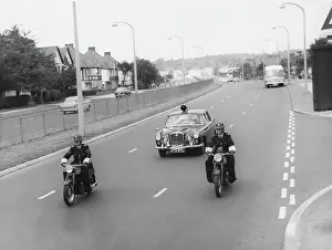 Traffic Accident Group Print, London Suburbs