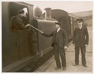 Vintage Train Staff Prints: Train Driver & Guards