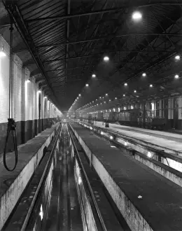 Heinz Zinram Photography Prints: Train Storage Yard