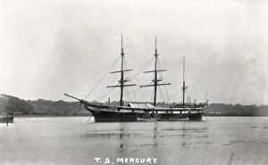 Training Ship Mercury, River Hamble, Hampshire Training Ship Mercury, River Hamble, Hampshire