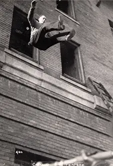 British Home Front Support Prints: Training from a tower
