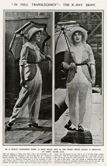 Translucent x-ray skirt 1913 Translucent x-ray skirt 1913