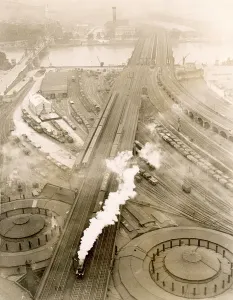 Battersea Train Print