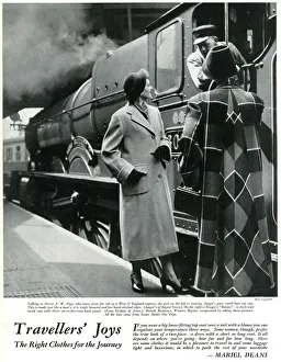 Travellers Joys, the right clothes for the journey, 1950 Travellers Joys, the right clothes for the journey, 1950