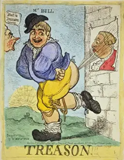 British Cartoons Prints: Treason