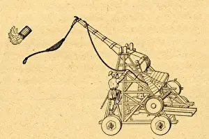Medieval Siege Engines Prints: Trebuchet