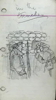 World War 1 Trenches Prints: In the trenches