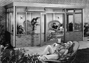 Trendy Conservatory Print (1960s)