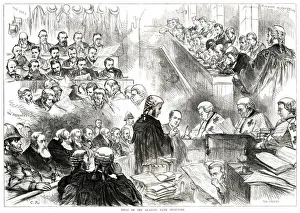 Trial of the Glasgow Bank Directors - Sketches in court Trial of the Glasgow Bank Directors - Sketches in court