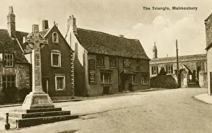 Wiltshire Historical Landmarks Prints: The Triangle, Malmesbury