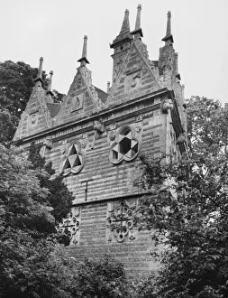 Triangular Lodge Print, Rushton Northants 1593