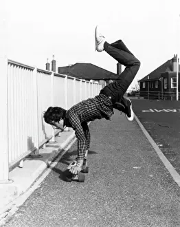 Tricks on Skateboard Print, 1970s