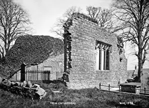 Early 1900s Irish Landscape Photos Prints: Trim Cathedral