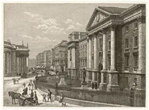 College Prints: Trinity College Dublin Print