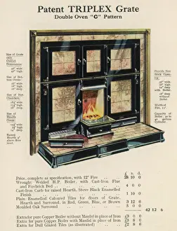 Triplex Grate 1929 Print
