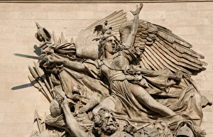 Triumph Arch of Paris. Departure of the Volunteers in 1792 Triumph Arch of Paris. Departure of the Volunteers in 1792