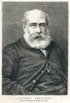 Famous English Writers Prints: TROLLOPE / 1882