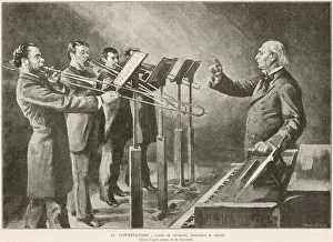 A trombone lesson at the Conservatoire A trombone lesson at the Conservatoire
