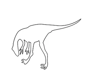 Mesozoic Era Illustrations Prints: Troodon