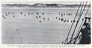 Troops near Dunkirk during the evacuation, WW2 Troops near Dunkirk during the evacuation, WW2