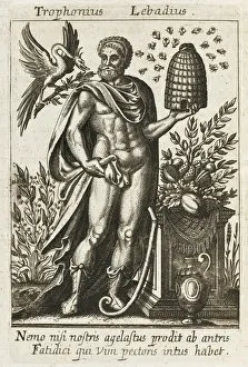 Trophonius Print: Ancient Greek Architect