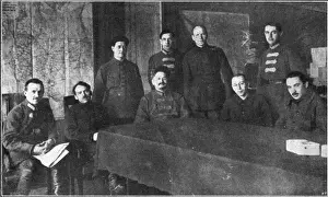 Print of Trotsky at the Ministry of War