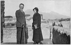 Leon Trotsky Prints: Trotsky and Wife