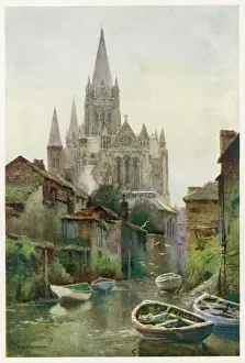 Truro Cathedral Print, Cornwall c1910