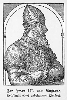 Russian History Figures Prints: Tsar Ivan III