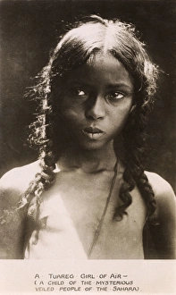 Tuareg Girl from the Hoggar Mountains, Algeria Tuareg Girl from the Hoggar Mountains, Algeria