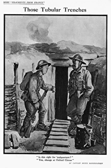 Those Tubular Trenches, by Bairnsfather Those Tubular Trenches, by Bairnsfather