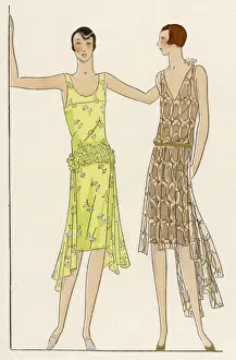 Vintage Fashion Prints: Two in Tulle