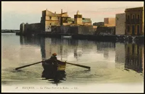 Prints of Bizerte, Tunisia, North Africa: the old port Bizerte Prints: Tunisia Print: Bizerte Old Port Scene
