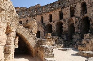 Tunisia. Roman Art. Amphitheatre of Djem Tunisia. Roman Art. Amphitheatre of Djem