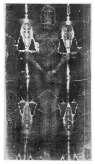 Turin Shroud 1934 Print: Negative Image Revealed