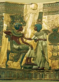 Egyptian Museum Cairo Artifacts Prints: Tutankhamuns Throne