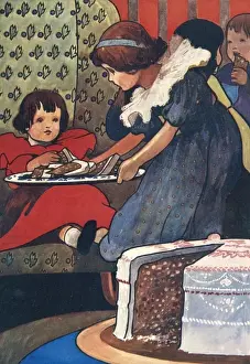 Traditional Christmas Cake Prints: Twelfth Cake