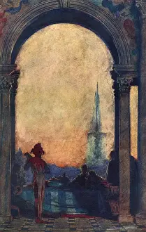 William Heath Robinson Illustrations Prints: Twelfth Night, Act II Scene iv, by William Heath Robinson