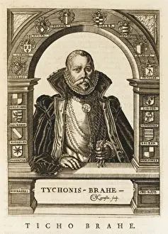 Astronomy History Prints: Tycho Brahe