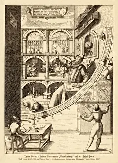 Historical Astronomy Images Prints: Tycho Brahe at Work