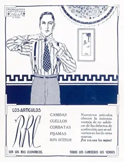 A gentleman ties his necktie Print