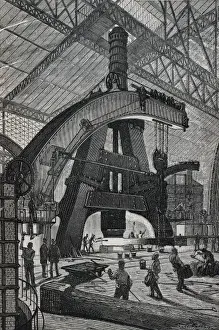 Architecture Drawing Prints: Type of hammer. Illustration from Dictionary