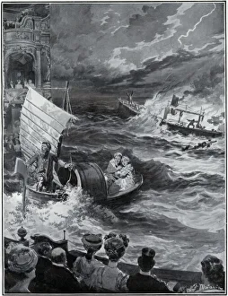 The Typhoon at the London Hippodrome by Matania The Typhoon at the London Hippodrome by Matania