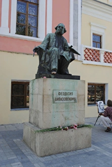 Ukraine. Feodosiya. Ivan Aivazovskys statue Ukraine. Feodosiya. Ivan Aivazovskys statue