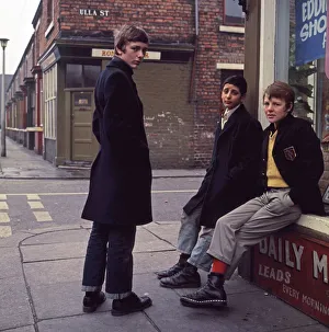 Ulla Street Boot Boys. Middlesbrough 1970s Ulla Street Boot Boys. Middlesbrough 1970s
