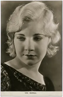 American Performing Arts History Prints: Una Merkel