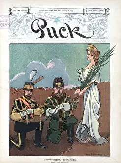 Puck Magazine Illustrations Online Prints: Unconditional surrender