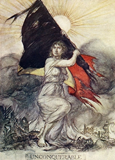 Unconquerable by Arthur Rackham - Defiant Belgium Unconquerable by Arthur Rackham - Defiant Belgium