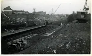 1947 Print: Underground Railway Construction, Leytonstone